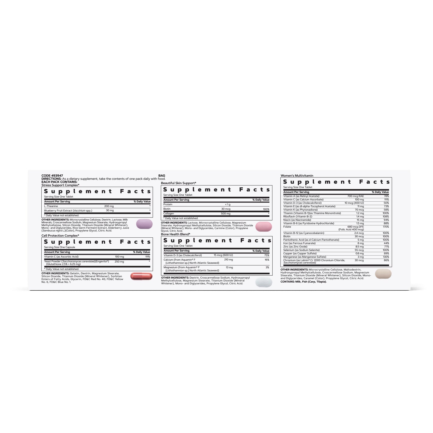 GNC Womens 30 Vitapak