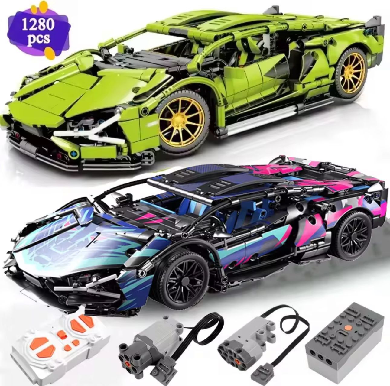 Lego Tech Model 1:14 – Superdeportivo de 1280 piezas